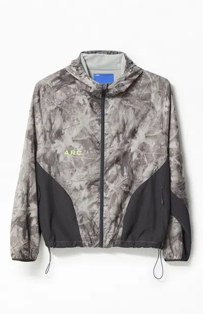 Arc Men's Active Tree Camo Performance Hooded Jacket In Camouflage In Multi