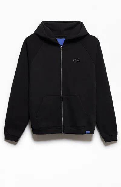 Arc Men's Black Heavyweight Standard Zip Hoodie