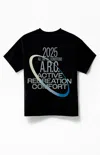 Arc Men's Black System Heavyweight Oversized T-shirt In Black