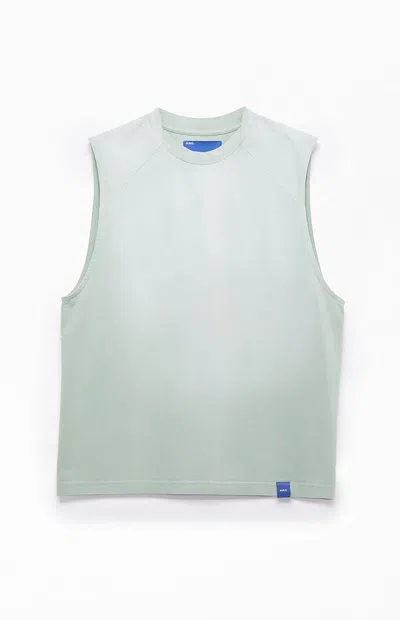 Arc Men's Blue Vintage Wash Form Muscle T-shirt In Green