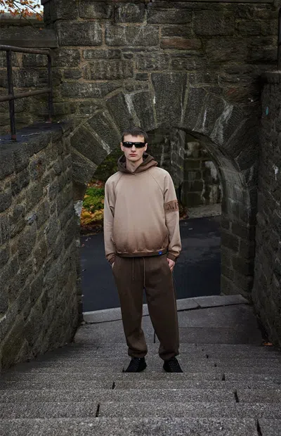 Arc Men's Brown Heavyweight Fleece Jogger Sweatpants