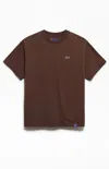 Arc Men's Brown Standard Oversized T-shirt In Brown