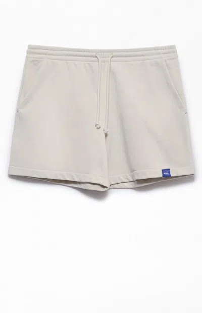 Arc Men's Cream Fleece Sweat Shorts In Neutral