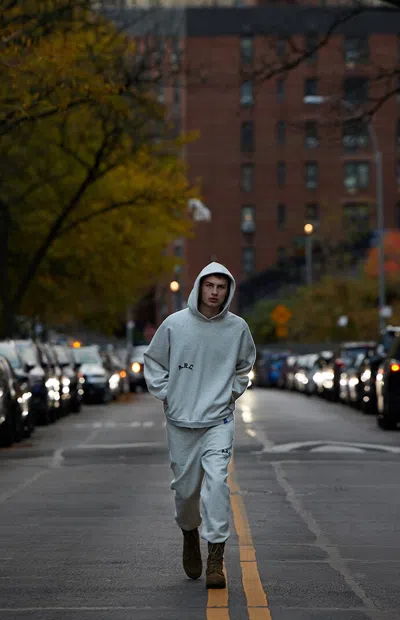 Arc Men's Gray Heavyweight Fleece Baggy Sweatpants