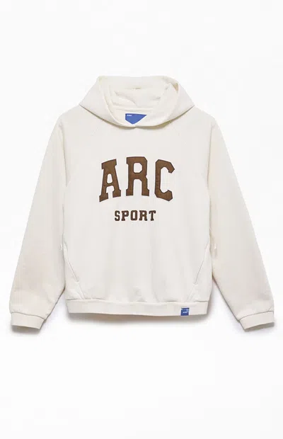 Arc Men's Gray Raglan Sport Fleece Hoodie