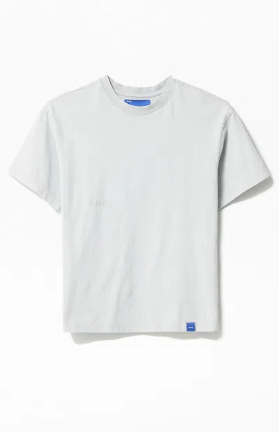 Arc Men's Gray Vintage Wash Heavyweight Cropped Boxy T-shirt