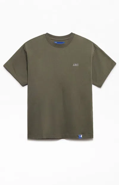 Arc Men's Green Standard Oversized T-shirt