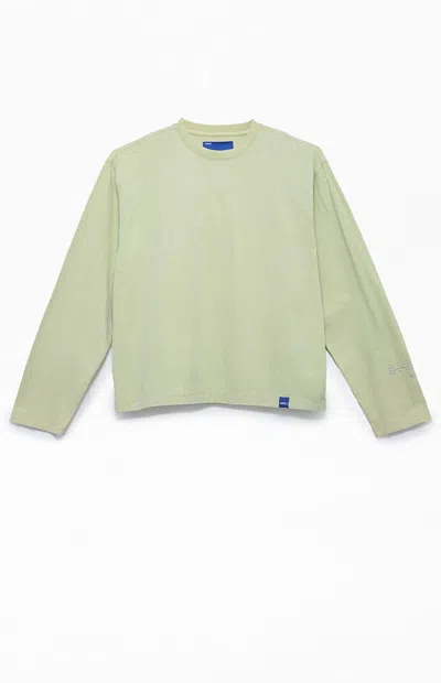 Arc Men's Green Vintage Wash Heavyweight Long Sleeve T-shirt