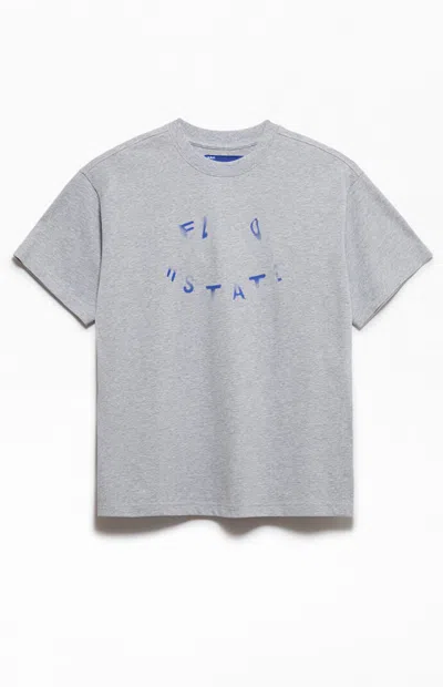 Arc Men's Heather Grey Flow State Oversized T-shirt In Heather Gray