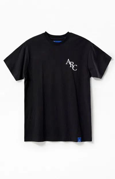 Arc Men's Optimum Vintage Wash Heavyweight Oversized T-shirt In Black