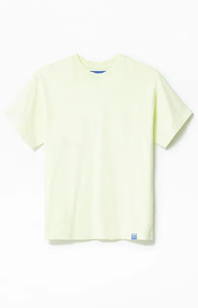 Arc Men's Pale Green Vintage Wash Heavyweight Cropped Boxy T-shirt