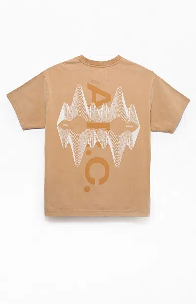 Arc Men's Terrain Vintage Wash Heavyweight Oversized T-shirt In Brown