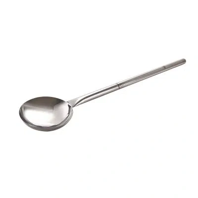 Arc Mixing Cooking Ladle In Silver