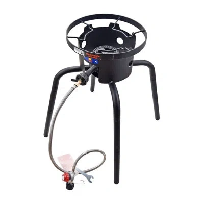 Arc Single Burner High Pressure Propane Outdoor Stove In Black
