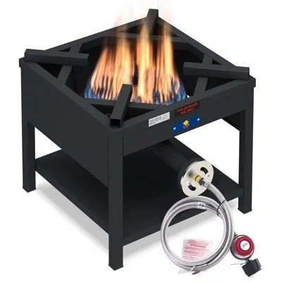 Arc Single Burner High Pressure Propane Outdoor Stove In Satin Black