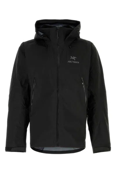 Arc Teryx Black Nylon Beta Ar Jacket