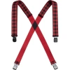 Arcade Jessup Plaid Suspenders In Red