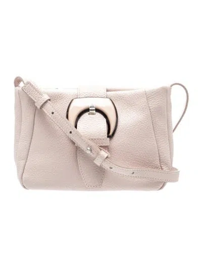 Pre-owned Arcadia Leather Crossbody Bag In Pink