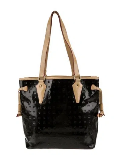 Pre-owned Arcadia Patent Leather Shoulder Bag In Black