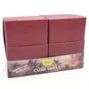Arcane Tinmen Cube Shell Card Deck Box, Blood Red - 8 Piece