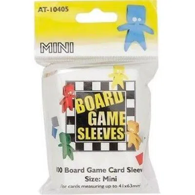 Arcane Tinmen Mini Board Game Card Sleeves Box, Yellow - 100 Count