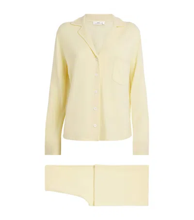 Arch 4 Cashmere Spring Gardens Pyjama Set In Yellow