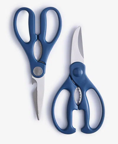 Arch Studio 2-piece Kitchen Shears Set, Macy's Exclusive In Denim Blue