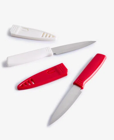 Arch Studio 2-piece Paring Knives Set, Macy's Exclusive In Crimson Red