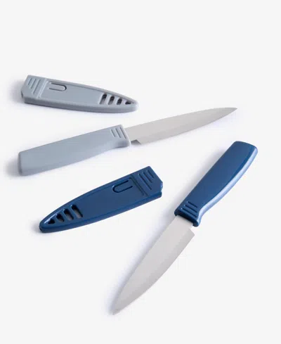 Arch Studio 2-piece Paring Knives Set, Macy's Exclusive In Denim Blue