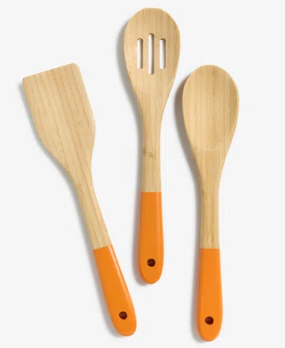 Arch Studio Bamboo Utensil 3-pc. Set, Macy's Exclusive In Orange