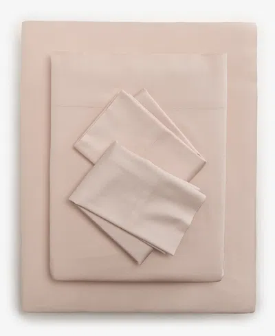 Arch Studio Cotton Sateen 3-pc. Sheet Set, Twin, Exclusively At Macy's In Blush