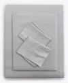 Arch Studio Cotton Sateen 3-pc. Sheet Set, Twin, Exclusively At Macy's In Silver