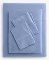 Arch Studio Jersey Cotton Blend 4-pc. Sheet Set, Full, Exclusively At Macy's In Denim Blue