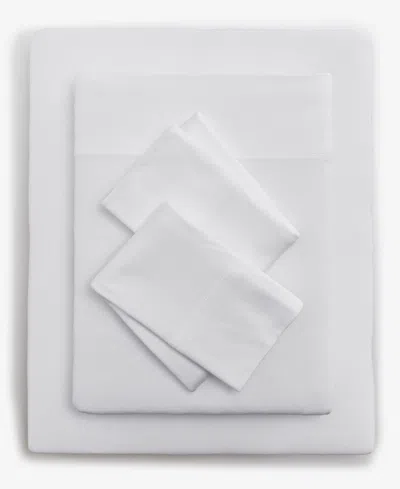 Arch Studio Jersey Cotton Blend 4-pc. Sheet Set, Queen, Exclusively For Macy's In White