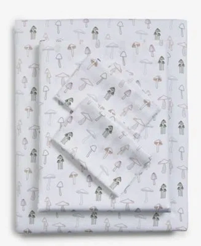 Arch Studio Last Act  Printed Cotton Sateen Sheet Set Exclusively For Macys In White