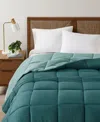Arch Studio Microfiber Down Alternative Comforter, Full/queen In Ocean