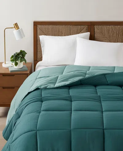 Arch Studio Microfiber Down Alternative Comforter, Full/queen In Ocean