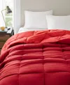 Arch Studio Microfiber Down Alternative Comforter, Full/queen In Red