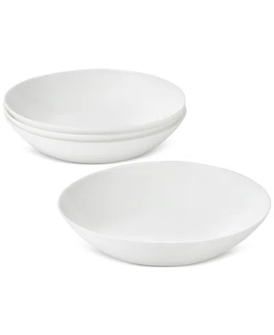 Arch Studio Opal Glass Dinner Bowls, Set Of 4, Exclusively At Macy's In Transparent