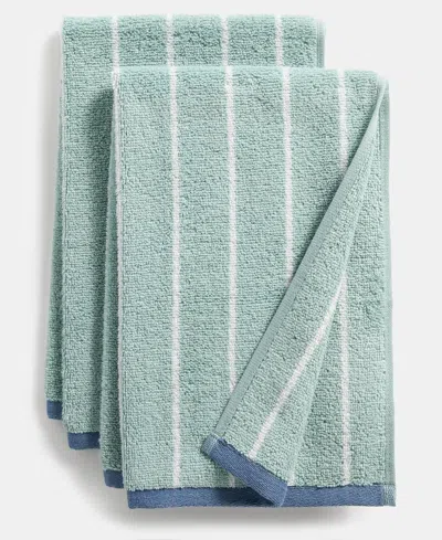 Arch Studio Quick Dry Striped Hand Towel, Set Of 2, Macy's Exclusive