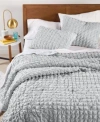 Arch Studio Seersucker Comforter Set Exclusively At Macys In Silver