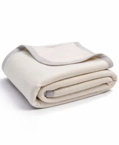 Arch Studio Sweatshirt Cotton Blanket In Denim Blue