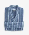 Arch Studio Terry Bath Robe, Exclusively At Macy's In Chambray Stripe