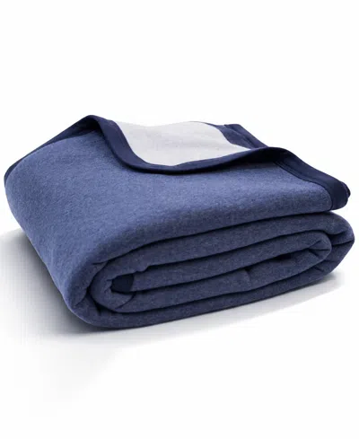 Arch Studio Waffle Cotton Blanket, King, Macy's Exclusive In Blue