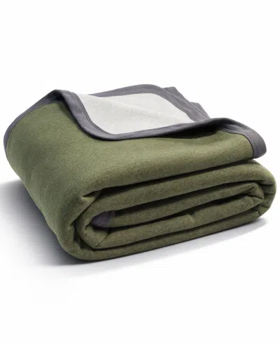 Arch Studio Waffle Cotton Blanket, King, Macy's Exclusive In Olive