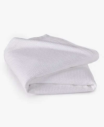Arch Studio Waffle Cotton Blanket, Twin, Exclusively At Macy's In White