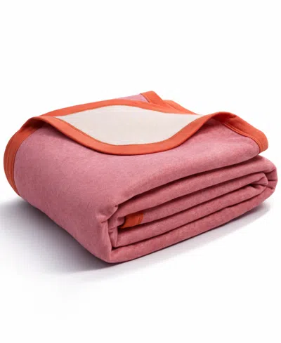 Arch Studio Waffle Cotton Blanket, Twin, Macy's Exclusive In Berry Pink