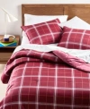Arch Studio Windowpane Plaid Comforter Set Exclusively For Macys In Multi
