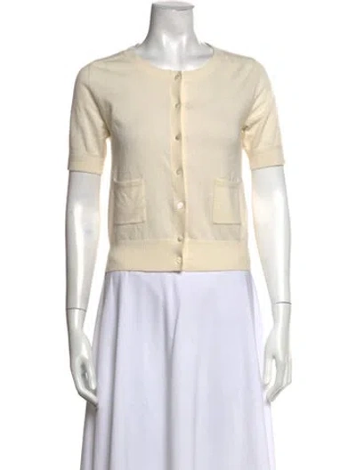 Pre-owned Arch The Baby Cashmere Crew Neck Sweater In Neutral