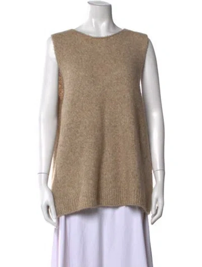 Pre-owned Arch The Cashmere Crew Neck Sweater In Neutral